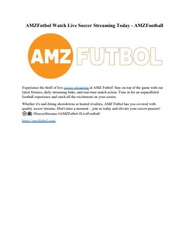 amydz88 live match today|AMZFutbol Best Soccer Streams Online .